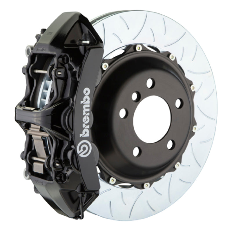 Brembo 03-07 H2 Trasero GT BBK 4 pistones fundidos 2 piezas 380x32 2 piezas rotor ranurado tipo 3-negro