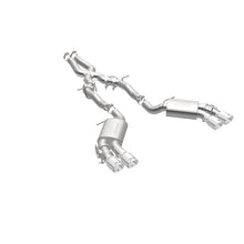 Cargar imagen en el visor de la galería, MagnaFlow 2016 Chevy Camaro 6.2L V8 Competition Cat Back con puntas pulidas cuádruples