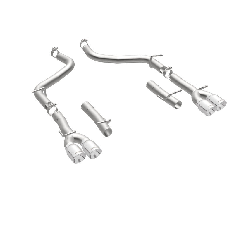 MagnaFlow Eje trasero, SS, 2.5 pulgadas, cuádruple trasero dividido Punta de 3.5 pulgadas 2015 Dodge Challenger 3.6L V6