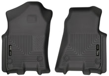 Cargar imagen en el visor de la galería, Husky Liners 2019 Ram 1500 Crew Cab WeatherBeater Revestimientos de piso para primera fila en color negro