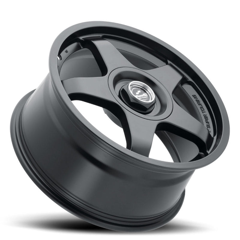quince52 Chicane 17x7.5 4x100/4x108 42mm ET 73.1mm Rueda negra de asfalto con orificio central
