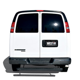 Westin Ford Transit Van 150/250/350 (Single 54in. Pass Door) Grate Steps Running Boards - Tex. Blk
