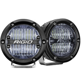 Luz antiniebla LED SAE J583 de 4 pulgadas de la serie 360 ​​de Rigid Industries, color blanco (par)