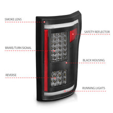 Cargar imagen en el visor de la galería, ANZO 2015-2017 Ford F-150 Luces traseras LED ahumadas