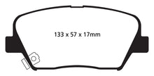 Cargar imagen en el visor de la galería, EBC 13+ Hyundai Santa Fe 2.0 Turbo Greenstuff Front Brake Pads