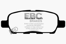 Cargar imagen en el visor de la galería, EBC 03-05 Infiniti FX35 3.5 Ultimax2 Rear Brake Pads