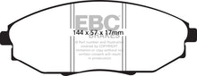 Cargar imagen en el visor de la galería, EBC 04-06 Chevrolet Epica 2.5 Pastillas de freno delanteras Greenstuff
