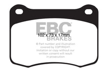 Cargar imagen en el visor de la galería, EBC 08+ Lexus IS-F 5.0 Yellowstuff Rear Brake Pads