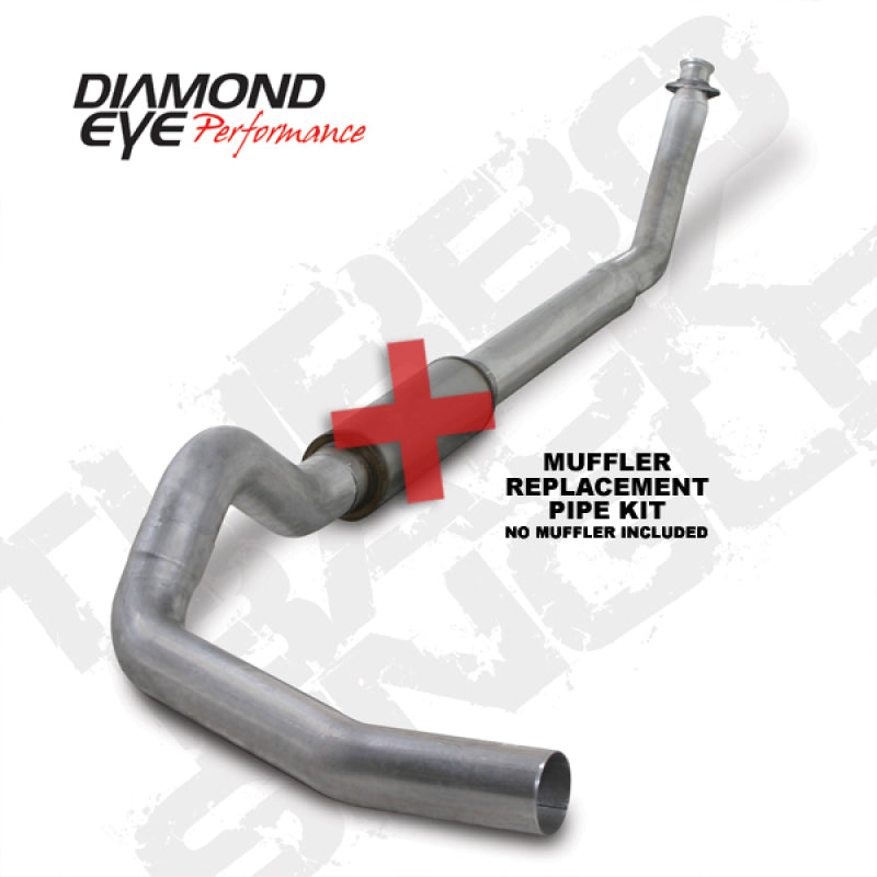 KIT Diamond Eye 5 pulgadas TB SGL MFLR TUBO DE RPLCMENT AL: 94-02 DODGE CUMMINS 5.9LW/ RP #510220