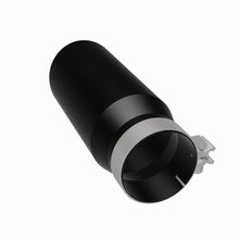 Cargar imagen en el visor de la galería, MagnaFlow Tip Stainless Black Coated Single Wall Round Single Outlet 5in Dia 4in Inlet 13in L