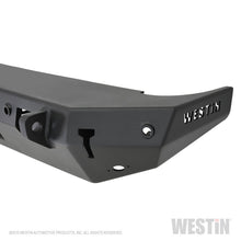 Cargar imagen en el visor de la galería, Westin 2020 Jeep Gladiator w/Sensors WJ2 Rear Bumper w/Sensor - Textured Black
