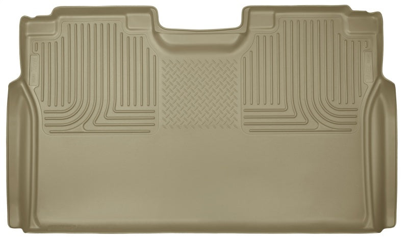 Husky Liners 15 Ford F-150 SuperCrew Cab WeatherBeater Tan Revestimiento del piso del segundo asiento