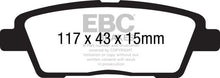Cargar imagen en el visor de la galería, EBC 10-11 Hyundai Genesis 3.8 Yellowstuff Rear Brake Pads