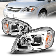 Cargar imagen en el visor de la galería, ANZO 05-10 Chevrolet Cobalt / 07-10 Pontiac G5 LED Projector Headlights Black Housing