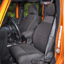 Cargar imagen en el visor de la galería, Rugged Ridge Seat Cover Kit Black 11-18 Jeep Wrangler JK 4dr