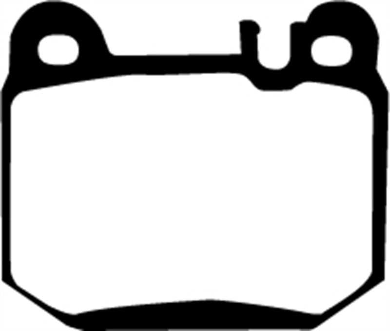 EBC 00-01 Mercedes-Benz Clase M (ML) ML430 4.3 Pastillas de freno traseras Greenstuff