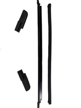 Cargar imagen en el visor de la galería, Rampage 2018+ Jeep Wrangler JL (2 y 4 puertas) Barra de puerta trasera con capota blanda, color negro