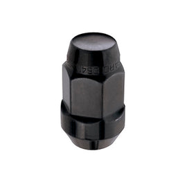 Tuerca hexagonal McGard (estilo abultado de asiento cónico) M14X1.5 / 22 mm Hex / 1.635 pulg. Longitud (Caja de 144) - Negro