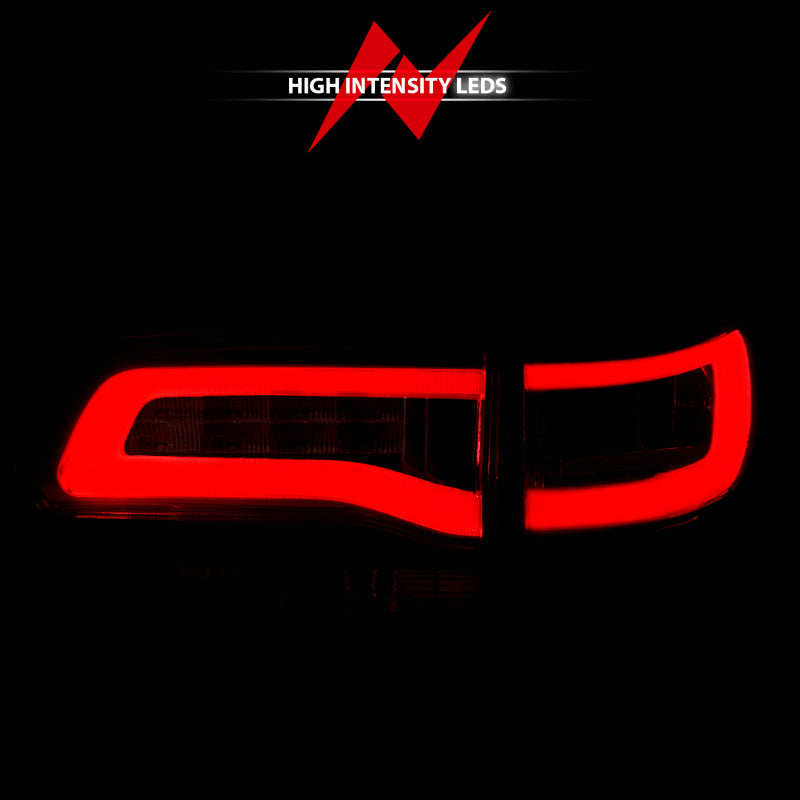 ANZO 2014-2016 Jeep Grand Cherokee luces traseras LED rojo/transparente