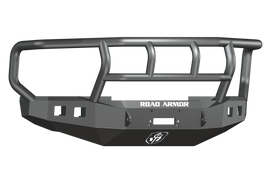 Road Armor 08-10 Ford F-250 Stealth parachoques delantero con protector Titan II Wide Flare - Tex Blk