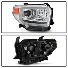 Cargar imagen en el visor de la galería, xTune 14-17 Toyota Tundra DRL LED Light Bar Projector Headlights - Chrome (PRO-JH-TTU14-LB-C)