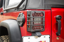 Cargar imagen en el visor de la galería, Rugged Ridge 07-18 Jeep Wrangler JK Black Elite Tail Light Guards