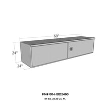 Cargar imagen en el visor de la galería, Westin/Brute HD Under Body 24in x 60in Barn Door w/ 3 Part Latch - Aluminum