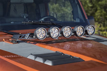 Cargar imagen en el visor de la galería, Rugged Ridge 07-18 Jeep Wrangler JK 5 Round LED Hood Light Bar Kit