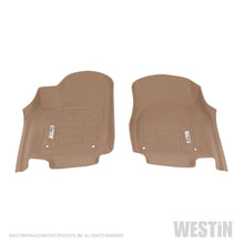 Cargar imagen en el visor de la galería, Westin 2013-2018 Dodge/Jeep Durango Wade Sure-Fit Floor Liners Front - Tan