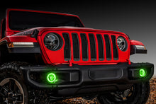 Cargar imagen en el visor de la galería, Oracle Jeep Wrangler JL/Gladiator JT LED Surface Mount Fog Light Halo Kit - Green SEE WARRANTY