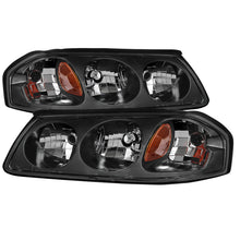 Cargar imagen en el visor de la galería, Xtune Chevrolet Impala 00-04 OEM Headlamps Black HD-JH-CIM00-AM-BK
