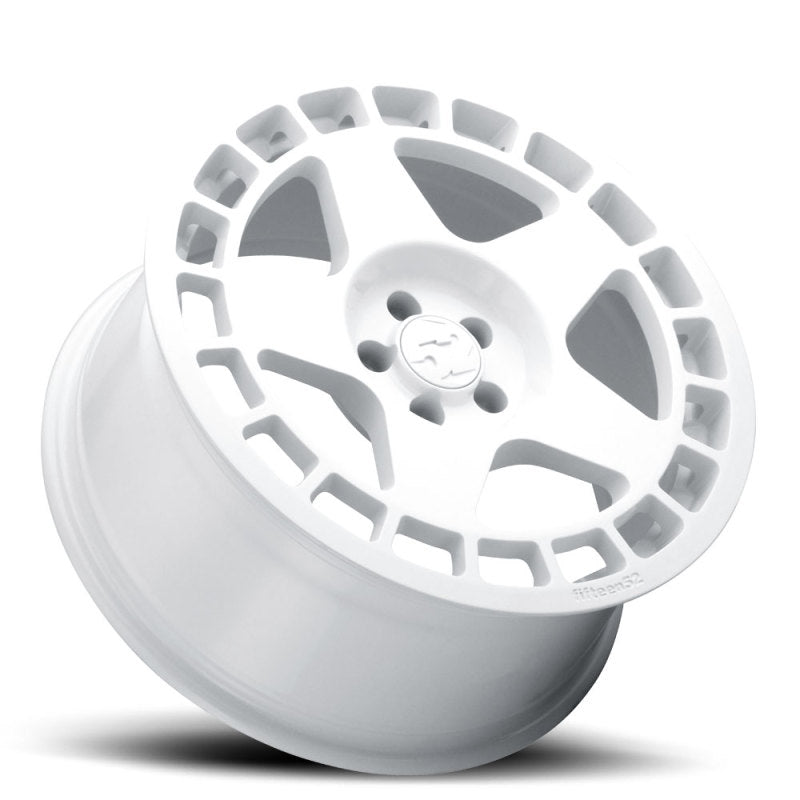 quince52 Turbomac 18x8.5 5x112 45mm ET 66.56mm Rueda central Rally blanca