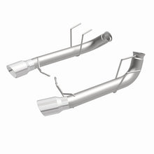 Cargar imagen en el visor de la galería, MagnaFlow 13 Ford Mustang Dual Split Rear Exit Stainless Axle-Back Cat Back Exhaust (Competition)