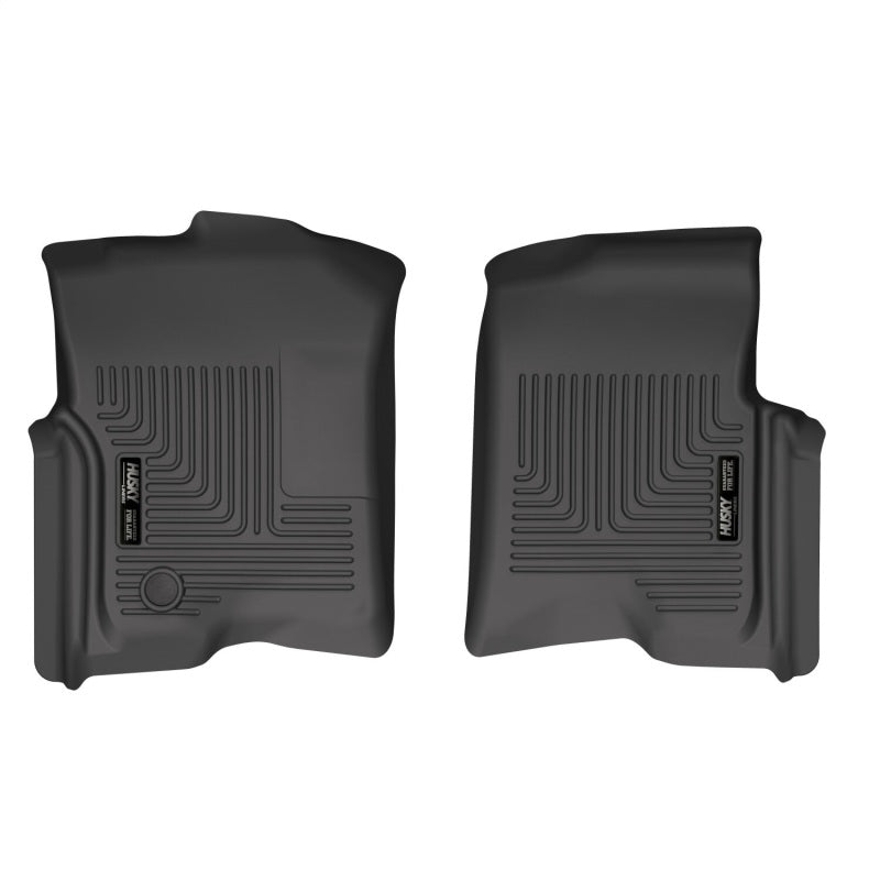 Husky Liners 04-08 Ford f-150 SuperCrew Cab WeatherBeater Revestimiento de piso delantero (negro)