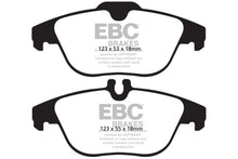 Cargar imagen en el visor de la galería, EBC 13-16 Mercedes-Benz GLK250 2.1 Twin TD Redstuff Rear Brake Pads