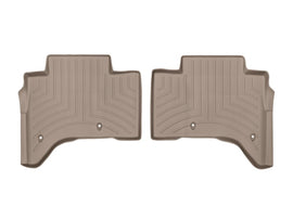 WeatherTech 2013+ Land Rover Range Rover Rear FloorLiner - Tan(Stand Wheelbase Models w/2nd Row Con)