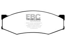 Cargar imagen en el visor de la galería, EBC 90-93 Infiniti M30 3.0 Pastillas de freno delanteras Yellowstuff