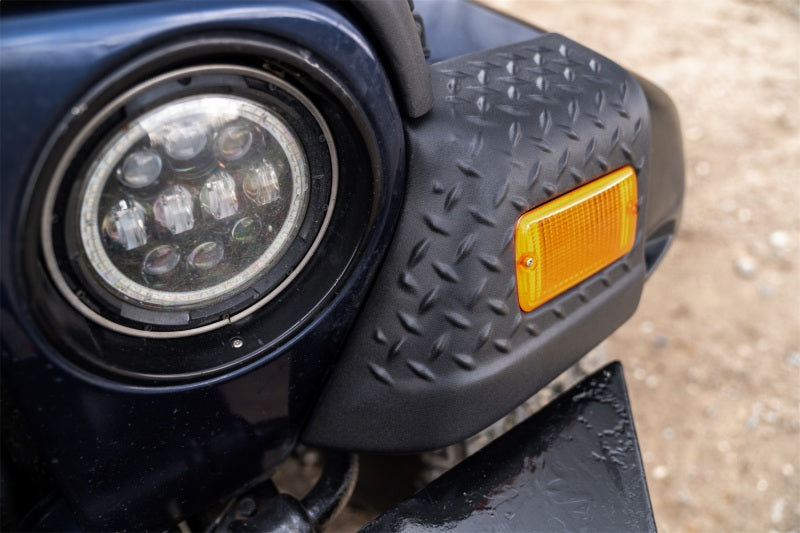 Bushwacker 97-06 Jeep Wrangler Trail Armor Esquinas delanteras - Negro