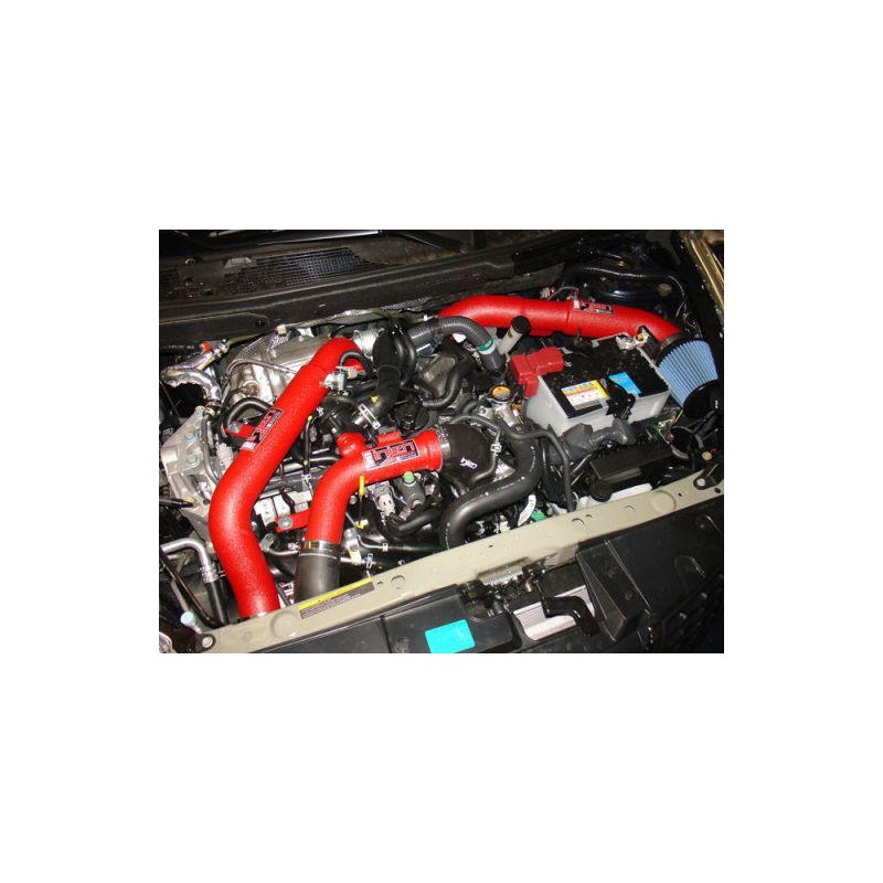 Injen 11-14 Nissan Juke 1.6L Nismo Turbo Kit de tubería de intercooler superior - Rojo arrugado