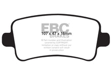 Cargar imagen en el visor de la galería, EBC 10+ Buick Allure (Canadá) 3.0 Pastillas de freno traseras Greenstuff