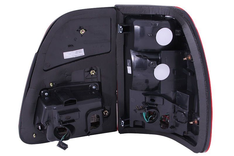 ANZO 1998-2005 Toyota Land Cruiser Fj Luces traseras LED rojo/transparente G2