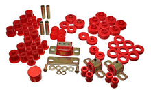 Cargar imagen en el visor de la galería, Energy Suspensión 76-79 Jeep CJ/CJ7 Juego de bujes maestros Hyper-Flex rojos