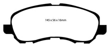 Cargar imagen en el visor de la galería, EBC 07+ Jeep Compass 2.0 (rotores traseros de 262 mm) Pastillas de freno delanteras Greenstuff