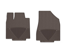 Cargar imagen en el visor de la galería, WeatherTech 2013+ Infiniti JX Front Rubber Mats - Cocoa