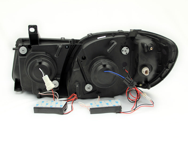 ANZO 1998-2007 Lexus Lx470 Faros delanteros con proyector con halo cromado (CCFL)