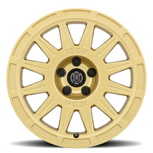 Cargar imagen en el visor de la galería, ICON Ricochet 17x8 5x4.5 38mm Offset 6in BS - Rueda dorada brillante