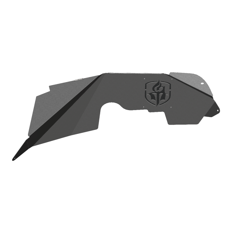 Road Armor 07-18 Jeep Wrangler JK Stealth Revestimiento del guardabarros delantero Armadura corporal - Crudo