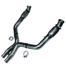 Cargar imagen en el visor de la galería, Kooks 11-14 Ford Mustang GT 5.0L 4V 3 pulgadas x 2 3/4 pulgadas OEM Cat X Pipe Kooks HDR Req