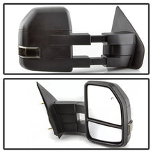 Cargar imagen en el visor de la galería, xTune 04-14 Ford F-150 Heated LED Telescoping Mirrors - Smoke (Pair) (MIR-FF15009S-G4-PWH-SM-SET)