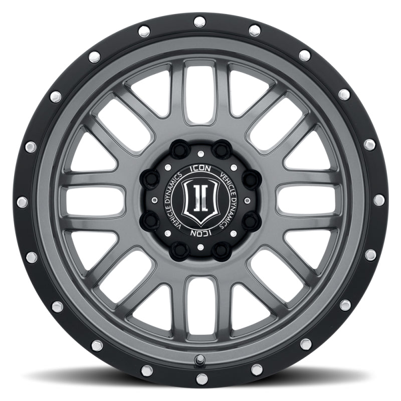 Rueda ICON Alpha 20x9 5x150 16mm Offset 5.625in BS Gunmetal